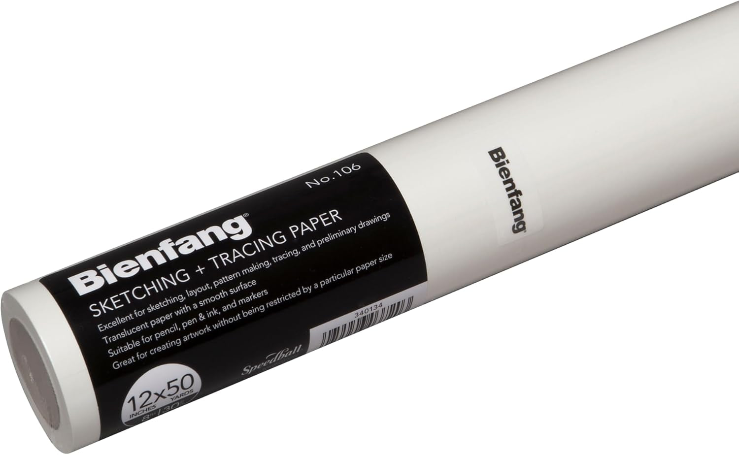 Sketching &amp; Tracing Paper Roll, White, 12 Inches X 20 Yards - for Drawing, Trace, Sketch, Sewing Pattern