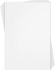 White Thick Paper Cardstock - 80 Lb Card Stock (216 Gsm) | 8.5 X 11 Inch | 50 Sheets | Heavyweight Cover Stock for Business Cards, Art, Invitations, Stationery Printing