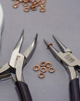Bent Chain-Nose Pliers for Crafting and Repair, Jewelry Making Supplies