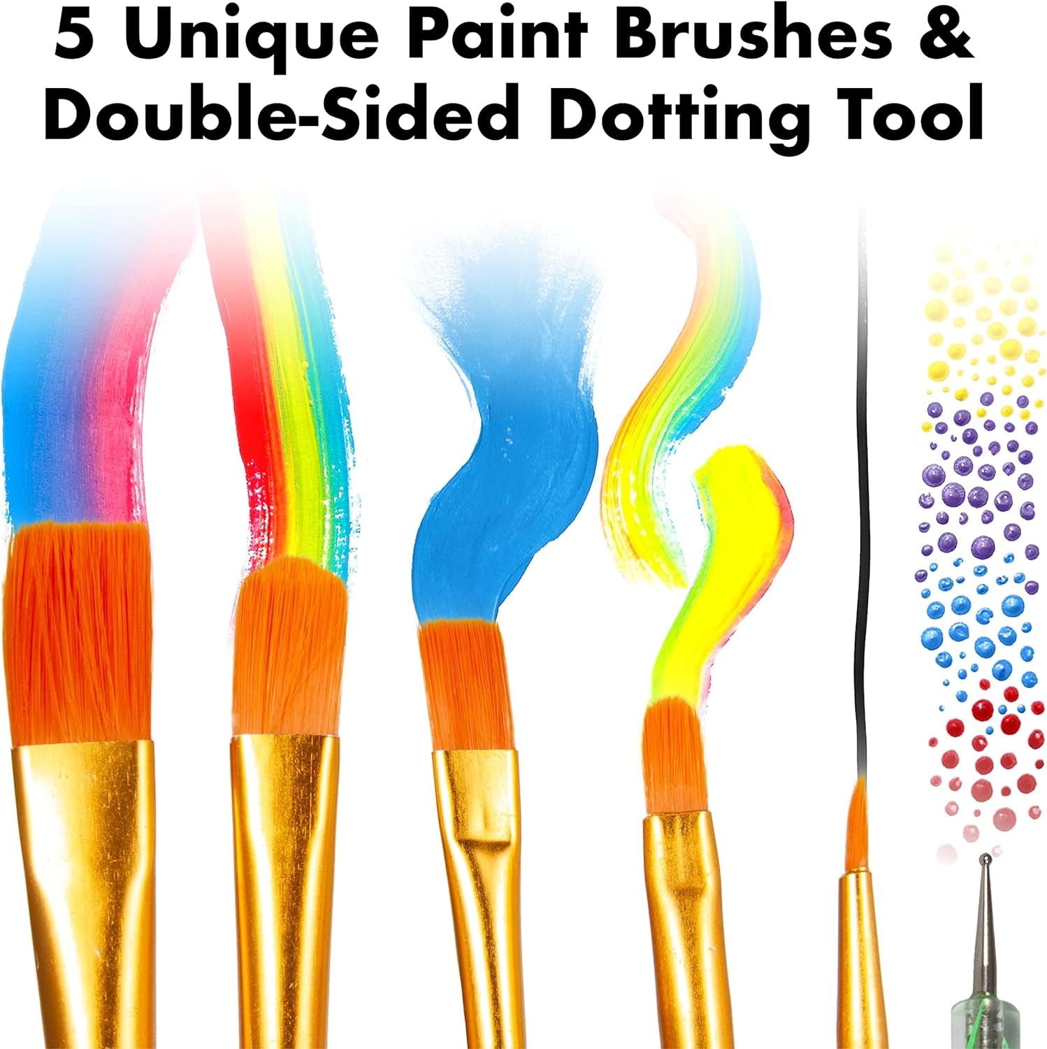 Sneaker Painting Kit Complete Shoe Paint Kit for Sneakers- Paint, Brushes, Tape & More Included- Shoe Customization Kit