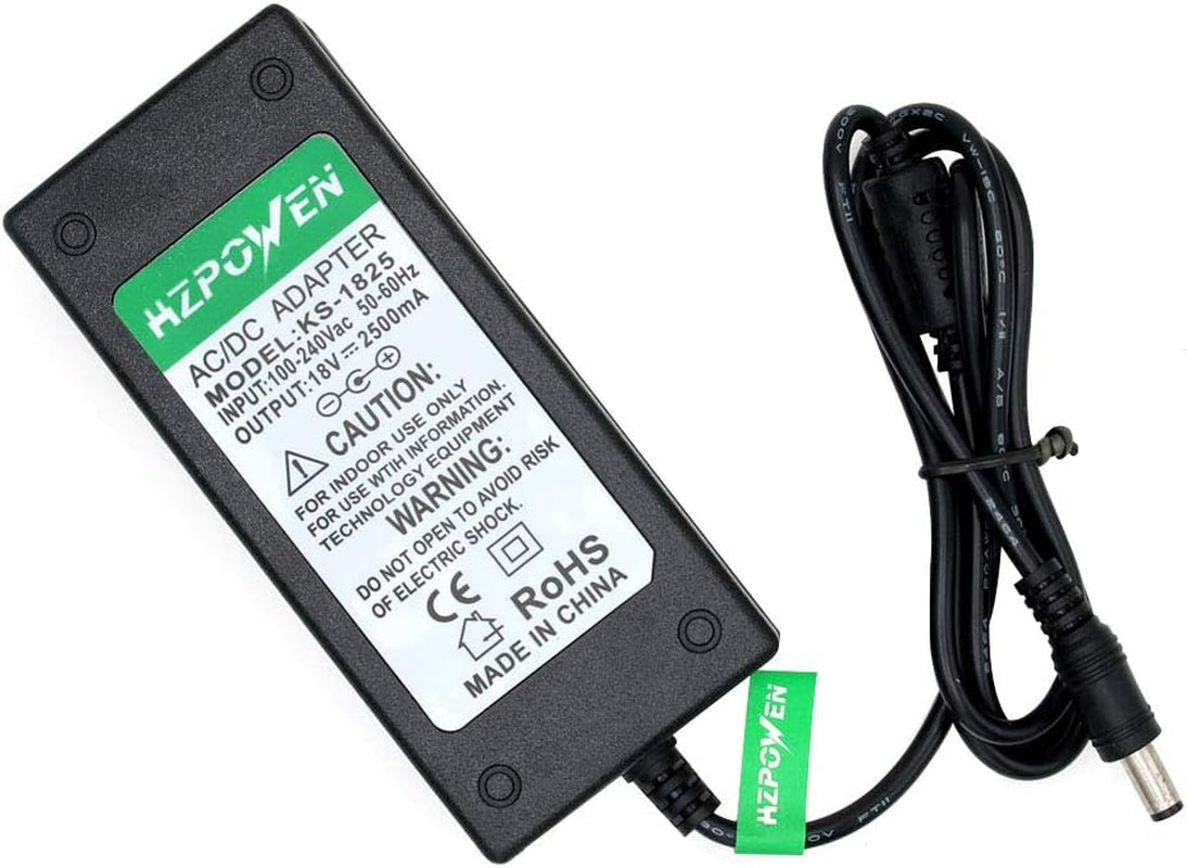 Replacement AC Power Adapter for Cricut Cutting Machine Expression, Personal Expression Create, Expression 2, Cake, Mini, Explore,Model: KSAH1800250T1M2 Cutting Charger Power Supply Wall Plug Cord