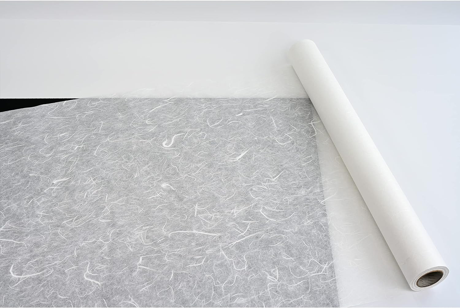 Korean Traditional Mulberry Paper Hanji Roll Natural Fiber Texture Unyong-Ji White 21.3" X 787.4"