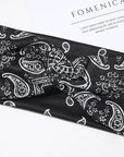 3PCS Boho Headbands Leopard Hair Bands Knotted Turban Wraps Stripe Cloth Elegant