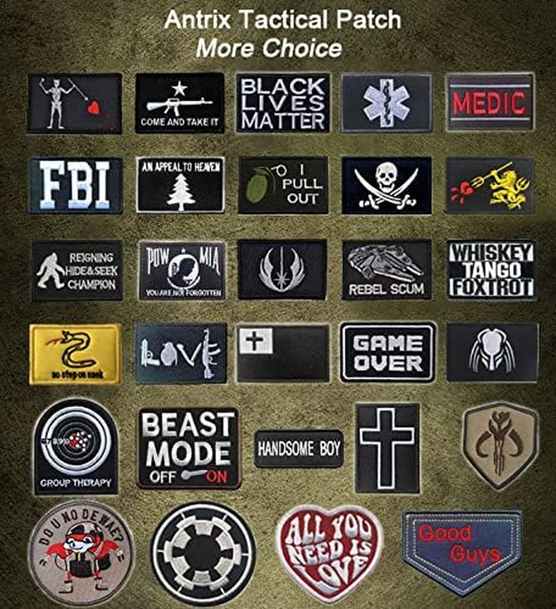 2 Packs Bodyguard Tactical Funny Patch Hook and Loop Embroidered Fastener Emblem Service Dog Animals Patch for Working Training Dogs Animals Vests Harness Collar Clothes