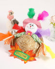Colorful Craft Turkey Feathers - 300Pcs 3-5Inch Colored Feathers for Kindergarten DIY Crafts,Wedding Home Party Decorations,Dream Catcher Supplies(Turkey Colorful)