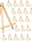 Easel for Painting, 9 Inches Easel Stands Set of 12, Tabletop Painting Canvas Tall Wood Display Easels Set of 12, Art Craft Painting Easel Stand for Artist Adults Students