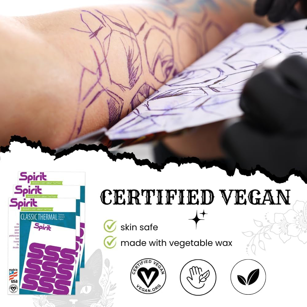 ® Classic Thermal Tattoo Transfer Paper 8.5" X 11" - 100 Sheets