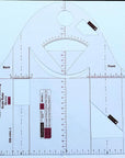 1:1 Fashion Design Ruler for Women Blouse Cloth Design School Student Teching Apparel Drawing Templete Garment Prototype Sewing Ruler Model 160/84A