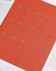 500 Pcs Wig Pins, 1 Inch Jewelry T Pin, Metal Sewing Pins for Wig, Sewing Jewelry Hanging Picture (Silver)