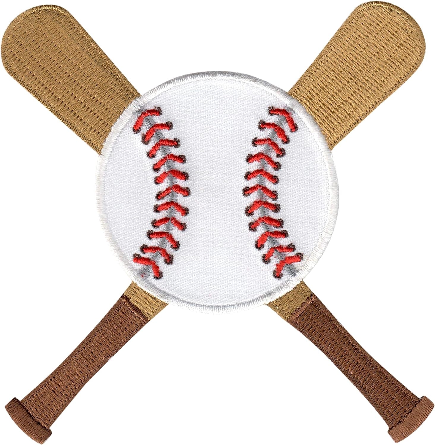 Baseball Bats Patch Bats Sports Ball, Iron On/Sew on - Appliques for Kids Children