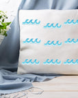 10 Pieces Ocean Wave Embroidered Patches Blue Sea Wave Iron on Patch Wave Applique Repair Patch for Clothes Dress Jackets Caps DIY Embroidery Patches Sewing Craft Decoration