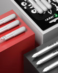 White Gel Pen Set, 3 Pack, 0.8Mm Extra Fine Point Pens Gel Ink Pens Opaque White Archival Ink Pens for Black Paper Drawing, Sketching, Illustration, Card Making, Bullet Journaling