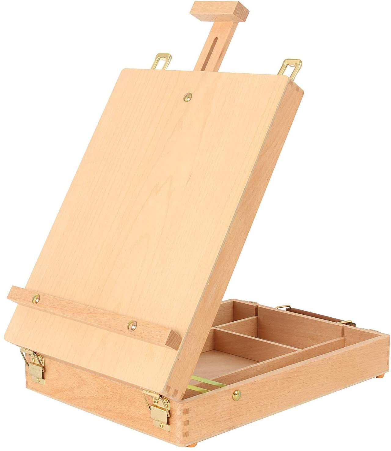 Art Kit, 45 Piece Wooden Paint Set Crafts Drawing Painting Kit with Box Easel and 18 Acrylic Oil Paint Colors, 12 Color Pencil Etc. for Teens Adults Artist Beginners, Art Supplies
