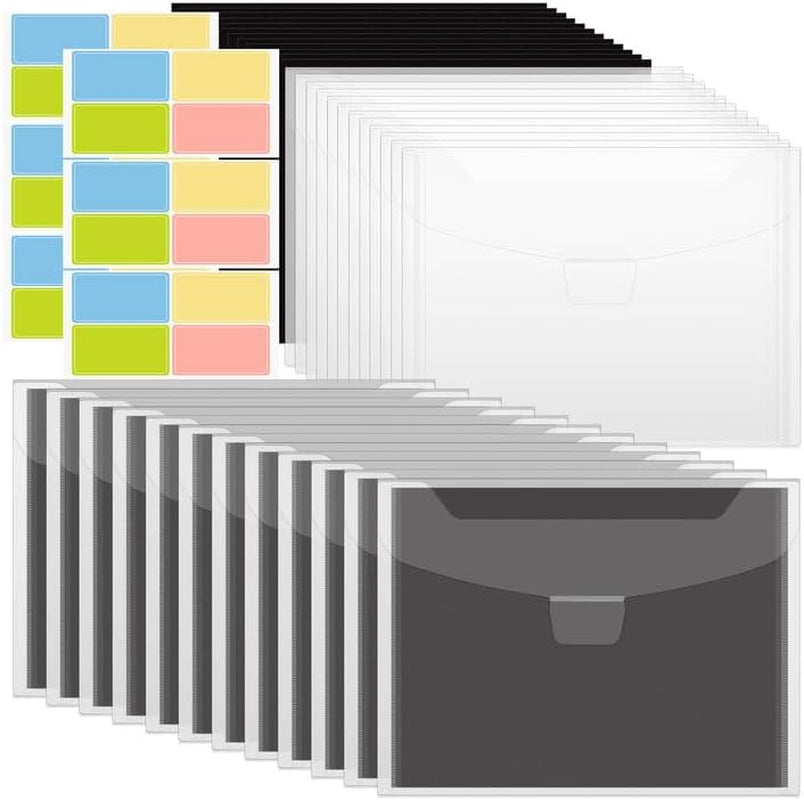 48PCS Die Cut Storage Set with Stamp and Die Storage Bags,Rubber Magnetic Sheets and Labels for Die Cut and DIY Scrapbooking Storage
