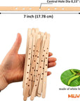 100Pcs Wooden Candle Wick Holders, Candle Wicks Centering Device, Candle Wick Bars, Wick Holders for Large & Multiwick Candles.