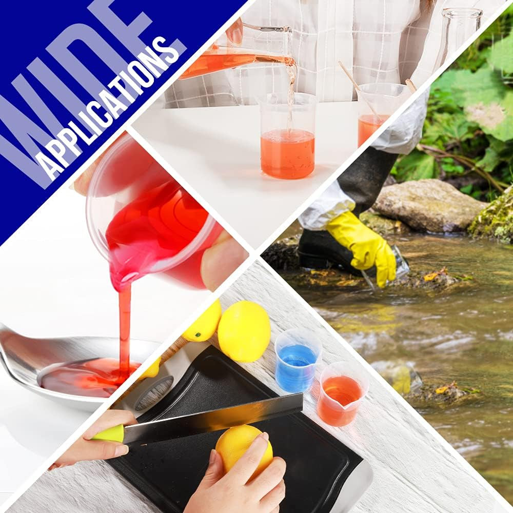 50Ml/1.7Oz Epoxy Mixing Cups, 38PCS Graduated Epoxy Resin Cups, Resin Mixing Cups, Beaker, Pouring Cup, Plastic Measuring Cup for Resin, Epoxy, Acrylic Paint, with 40 PCS Wood Craft Sticks
