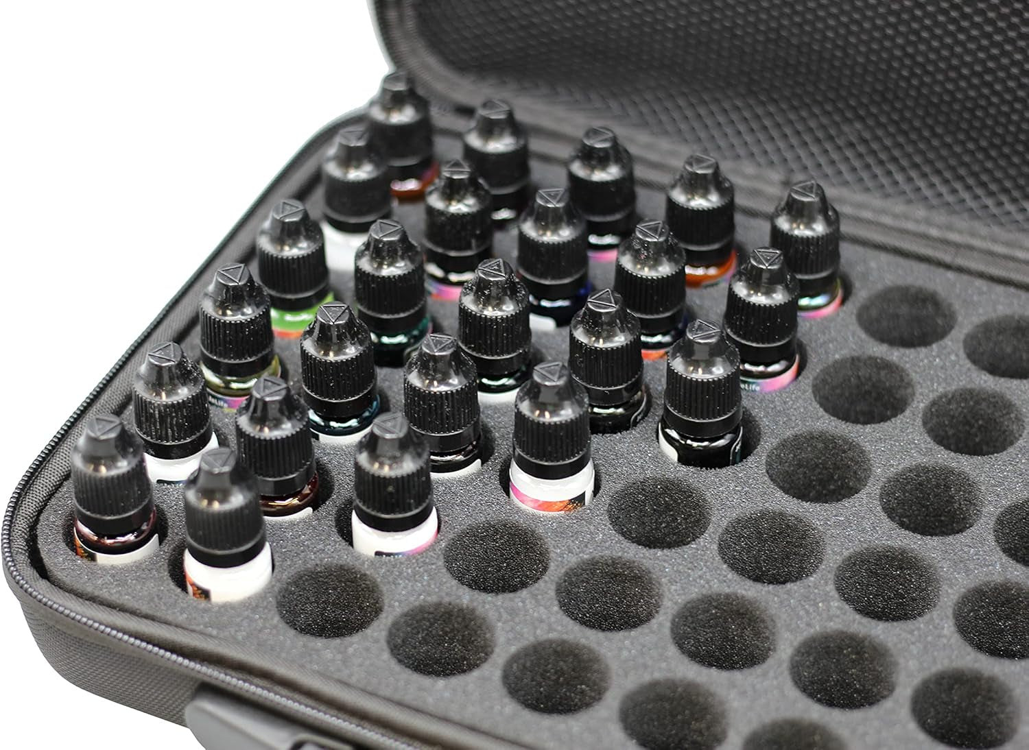 Alcohol Ink Case, Store and Carry Alcohol Ink, Paints, Reinkers and Accents - Large Travel Case Holds 60X 0.5 Ounce Bottles, Great for Storing Craft Supplies