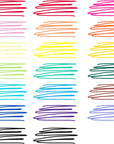 Permanent Nontoxic Fabric Markers, 20 Pack, Multicolor