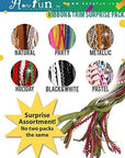 Assorted Ribbon - Ribbons for Crafts Wrapping Ribbon Fabric Ribbon Hair Ribbons for Girls Craft Ribbon Decorative Ribbon Fabric Trim Bow Making Supplies Bow Ribbon Trim Approx 30 Yards - Natural