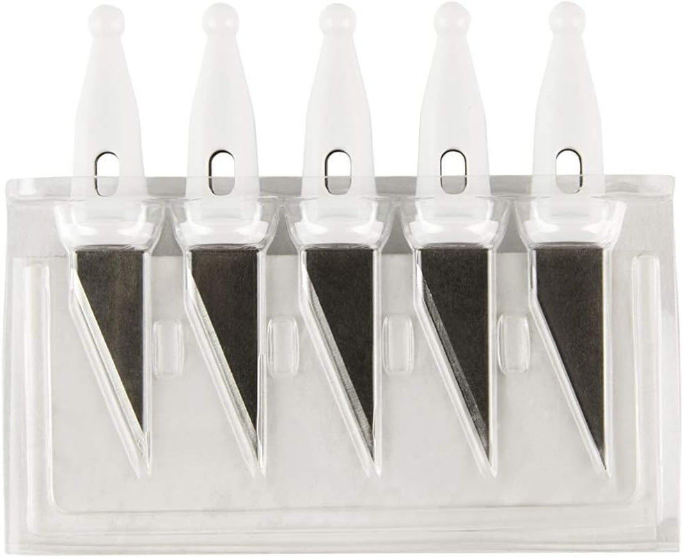 Truecontrol Knife Kit - for Use as a Precision Knife, Craft Knife, Carving Knife and Hobby Knife - for Art, Scrapbooking, Stencils, and DIY Projects - Comes with 5 Spare Blades - [Rose]