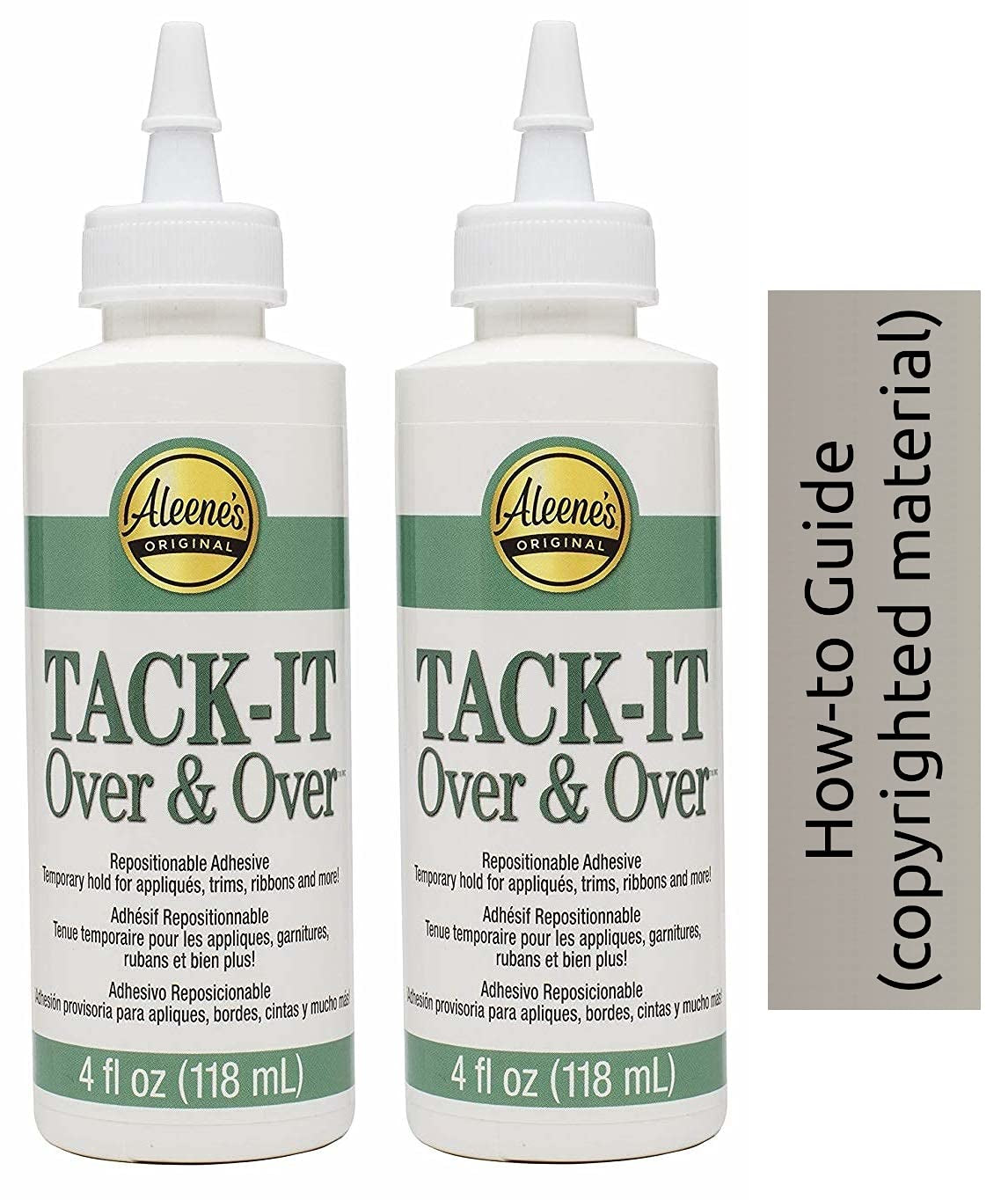 Tack-It over & over 4Oz (2-Pack) Bundled with How-To Guide (Copyrighted Material)