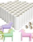 Pack of 48 Cardboard Craft Toilet Paper Tube Rolls, 9.9 Cm Length