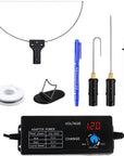 4 in 1 Foam Cutter Set with Digital Voltage Controller,  Electric Cutting Machine Pen Tools Kit, 100-240V /18W Styrofoam Cutting Pen with Electronic Voltage Transformer Adaptor