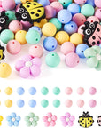 65Pcs Daisy Flower Silicone Focal Beads Yellow Silicone Rubber Beads Summer Focal Bracelet Beads Glass Rhinestone Beads for Necklace Spring’S Festival Jewelry Making