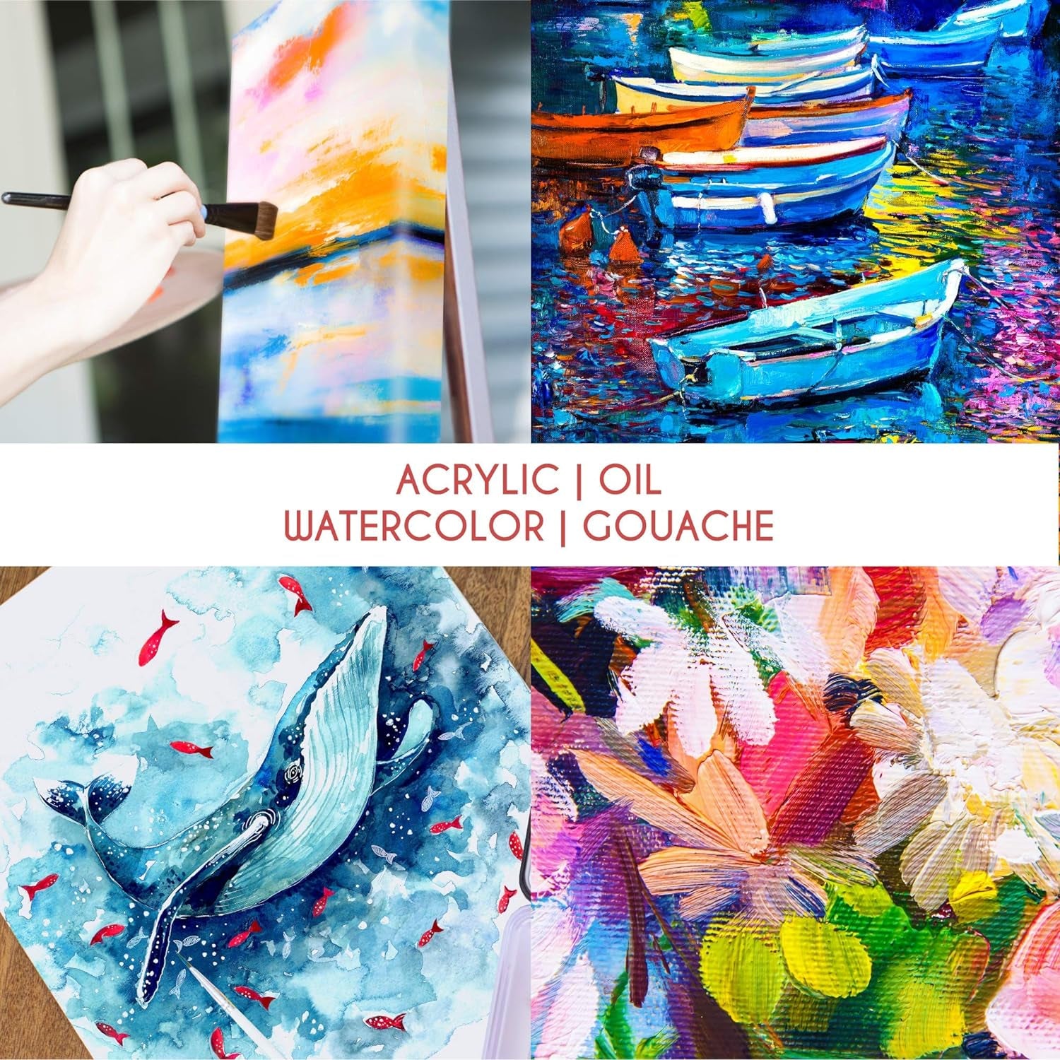 - Paper Palette Pad - 50 Removable and Disposable Sheets for Painters - 80Gsm, 24Lb - Paint Mixing Palette for All Paints (Oil, Acrylic, Watercolor,...)