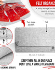 Tshirt Ruler Guide for Vinyl Alignment - T Shirt Ruler Guide for Heat Press, Shirt Measurement Tool for Heat Press, T-Shirt Ruler Centering Guide