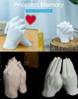 Hands Casting Kit, DIY Plaster Statue Molding Kit & s for 2 Adult, Wedding, Friends, Anniversary, Hand Hold Casting Kit for Holiday Activities and Perfect for Couple Gift Ideas