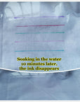 5 Colors Extra Fine Tip Water Erasable Fabric Marking Pen with 10 Free Refills for Cross Stitch, Embroidery, Sewing, Quilting