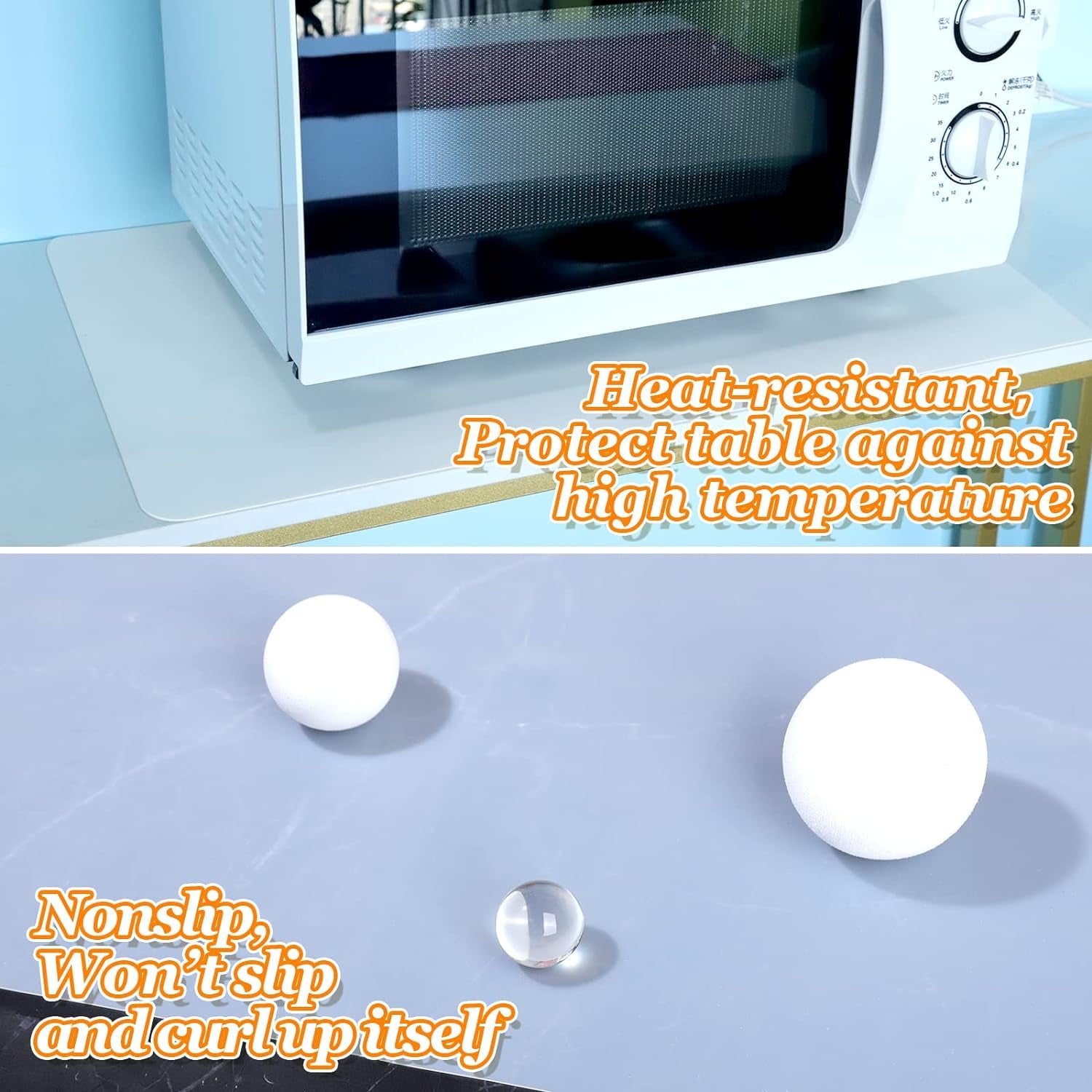 Large Silicone Mat, 23.4"×15.6" Clear Silicone Mat for Crafts, Play Dough Mat, Silicone Sheet for Resin Molds, Clay Mat, Silicone Mat for Epoxy Resin, Arts and Crafts, Medium Thickness 0.75 MM