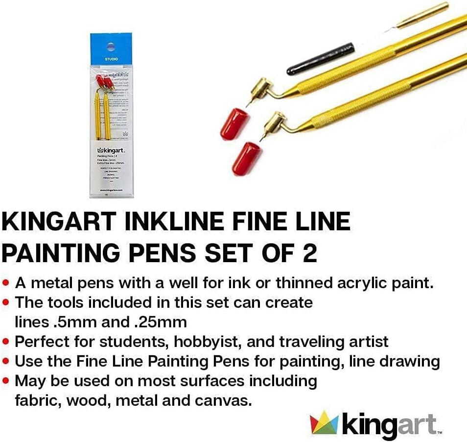 Fine Line Painting Pen Set of 2 Sizes