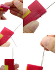 5PCS Automatic Sewing Needle Device Threader Thread Device Needle Threader for Hand Stitching and Sewing Machine Needle (Color Mixing-5Pcs)