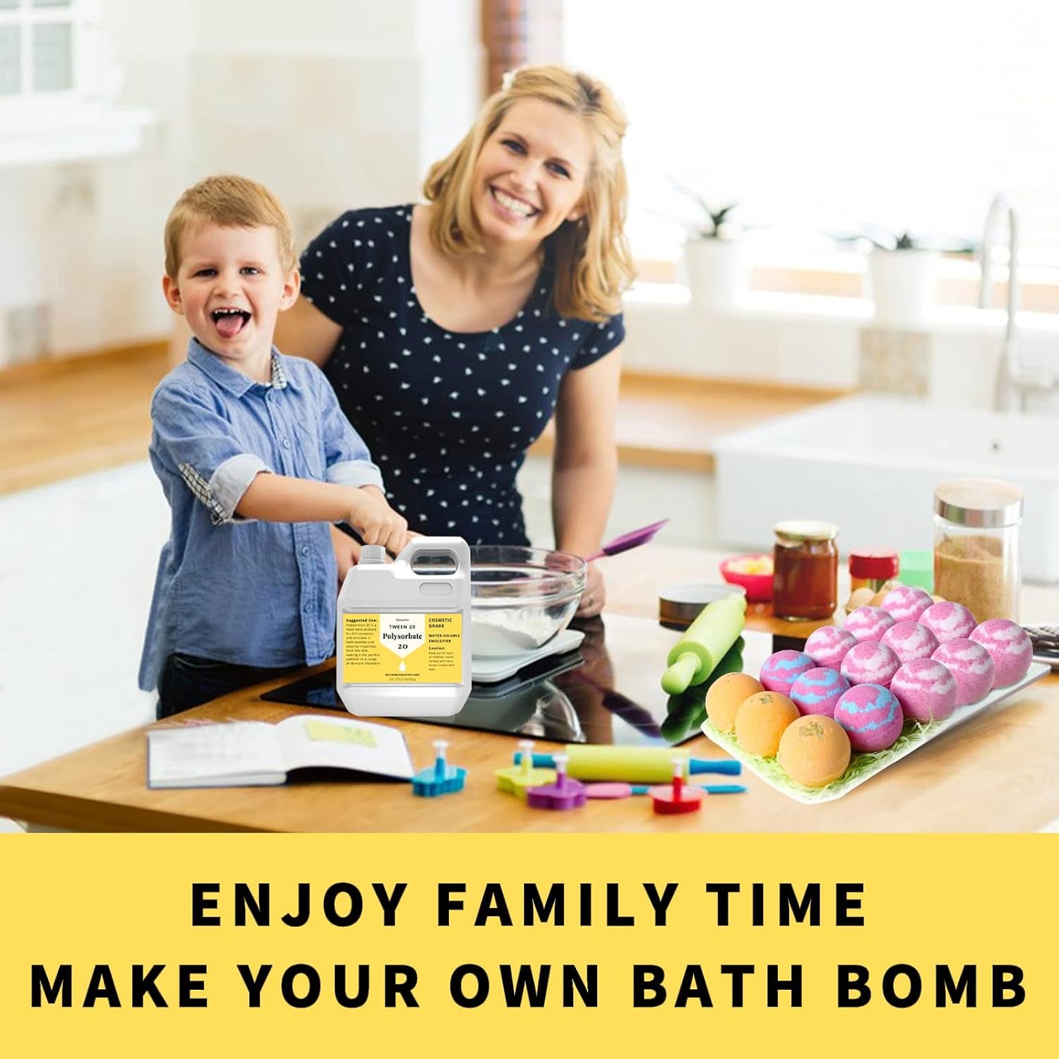 21.17 Oz Polysorbate 20 Emulsifier, Premium Polysorbate 20 (Tween 20) Liquid, 100% Pure, Cosmetics Grade, Gentle on Skin, Suitable for Making Lotions, Shampoos, Body Washes, Makeup Removers and More