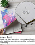 Watercolor Paper Pad 2 Pack - A4 8.3X11.7" - 60 Sheets Total (140Lb/ 300Gsm) - Cold Press Acid Free Art Sketchbook Pad for Painting & Drawing, Wet, Mixed Media