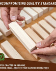 BW10 Large Basswood Carving Blocks Set Bass Wood for Wood Carving Unfinished Wood Blocks - Whittling Wood Soft Carving Wood Blocks for Carving Wooden Block Set Block of Wood for Crafts