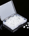 300 Pieces Silicone Rubber Stopper Rings Clear Rubber O Rings Rubber Spacer Beads Rings for Bracelet Necklace DIY Jewelry Making Accessories
