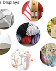 U Pick 10Yds 5Mm 3 Braided Cord Decorative Twisted Satin Polyester Twine Cord Rope String Thread Shiny Cord Choker Thread (18 White)