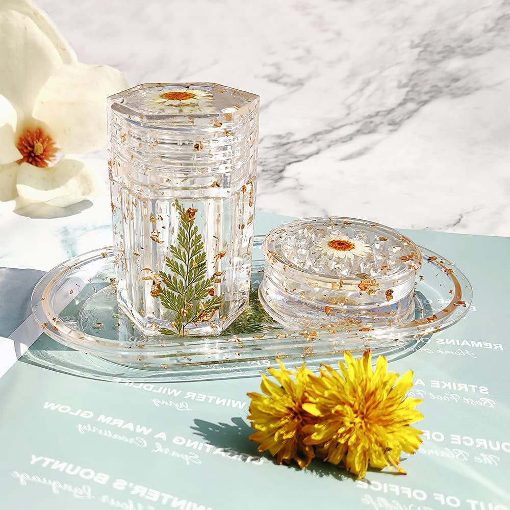 2Pc-Large Grinder Mold for Resin - 3In Resin Grinder Mold with Efficient Spikes Shape, Premium Silicone Grinder Molds for Resin Casting to Grinding Spice and More