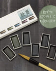 Sumikundo 15452 Watercolor Solid Ink Ink 6 Color Set