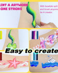 Face Paint Kit Professional Split Cake Face Painting Set for Kids Adults 12X10 Gm with Stencil One Stroke Non Toxic Rainbow Flora Dolphin Unicorn Flame Body Paint Halloween Christmas Makeup
