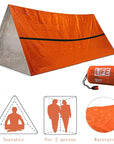 Survival Tube Emergency Tent With Whistle