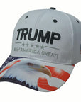 Trump 2024 Keep America Great Baseball Cap Embroidery MGA Hat Donald Trump Patriots President Hat for Trump Supporter Truck Caps