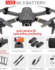 V4 RC Drone: 4K HD Camera, WiFi FPV
