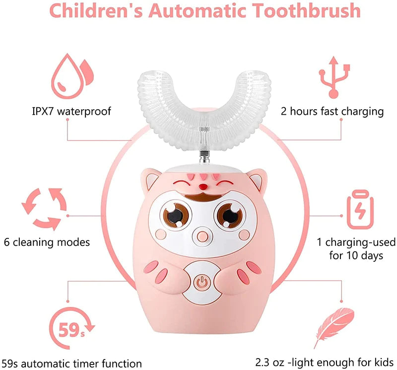 360Â° Sonic Electric Toothbrush for Kids