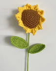 Handmade Crochet Sunflower For Home Decor