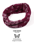 3PCS Boho Headbands Leopard Hair Bands Knotted Turban Wraps Stripe Cloth Elegant