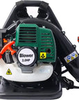 OSAKAPRO 52CC 2-Cycle Gas Backpack Leaf Blower With Extention Tube,green